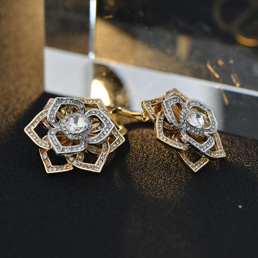 送料無料 華やかなフラワーデザインスカーフリング ブローチ 着物帯留め　b1319 |  | 05