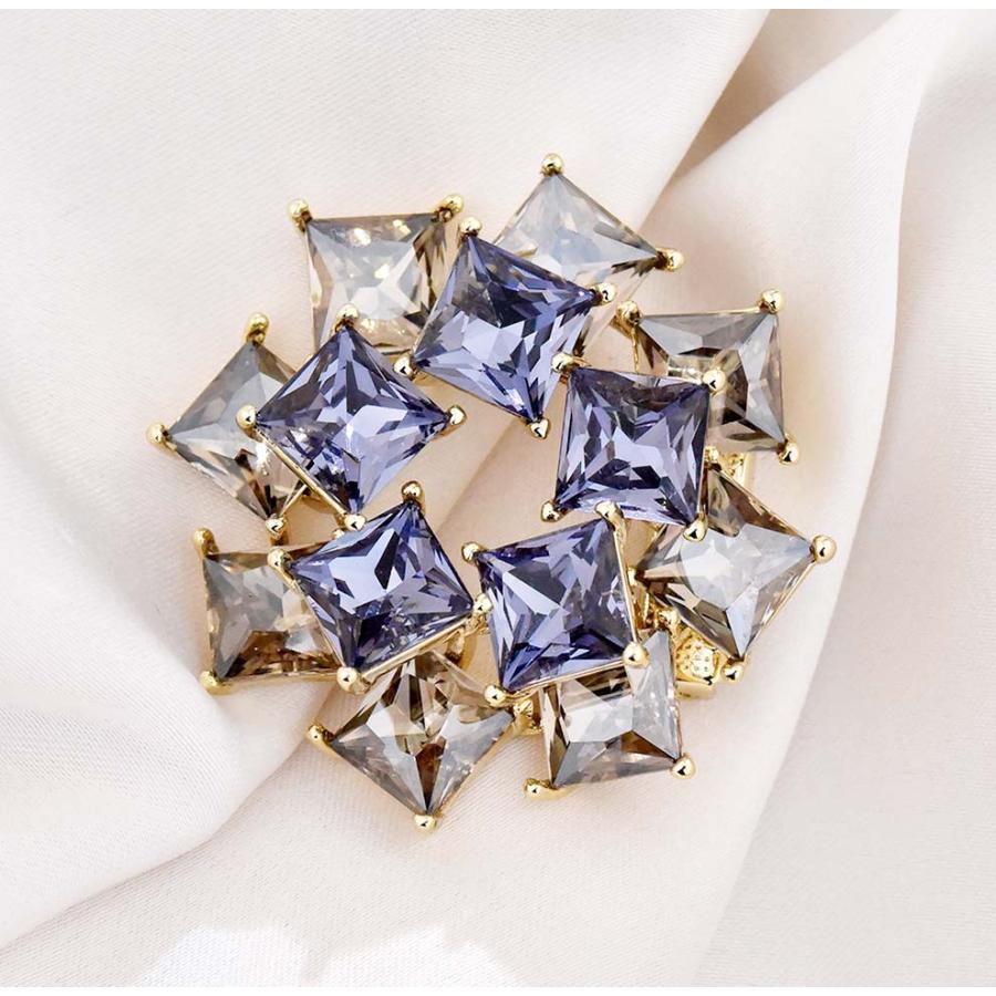 送料無料 ダイヤ風ビーズデコレートスカーフリング/ブローチ 着物帯留め　b1326a | フォーラム