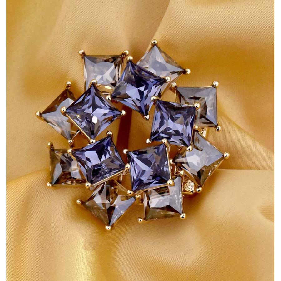 送料無料 ダイヤ風ビーズデコレートスカーフリング/ブローチ 着物帯留め　b1326a | フォーラム | 01