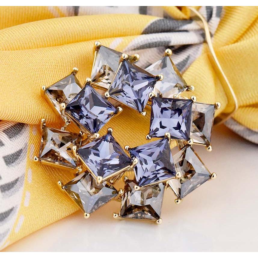 送料無料 ダイヤ風ビーズデコレートスカーフリング/ブローチ 着物帯留め　b1326a | フォーラム | 04