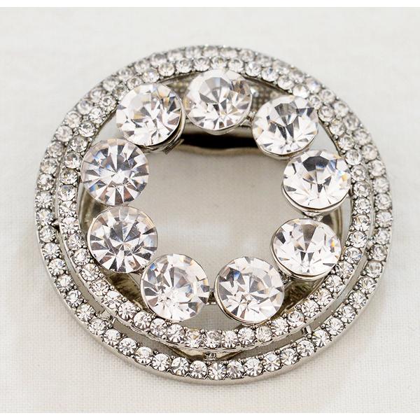 送料無料 送料無料 スカーフリング ブローチ 着物帯止め 円形キラキラパール付きデザイン 　b1347 |  | 02