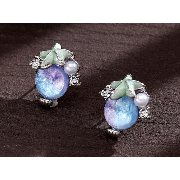 送料無料 レーディス オパール風 キュートな海物語 デザイン ピアス　　e0135 |  | 04
