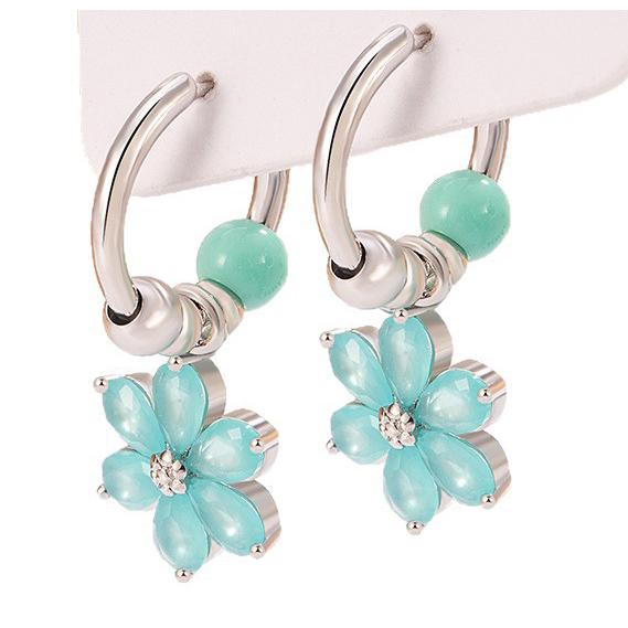送料無料 レーディス エレガント ゆらゆら フラワー デザイン ピアス　　e0179 |  | 04