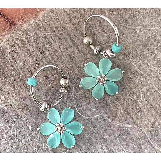 送料無料 レーディス エレガント ゆらゆら フラワー デザイン ピアス　　e0179 |  | 03