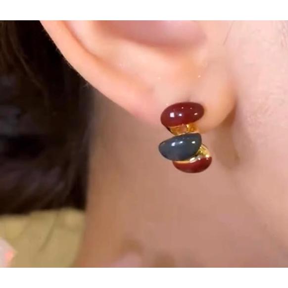 送料無料 レーディス エレガント 湾曲 デザイン ピアス　e0210 |  | 01