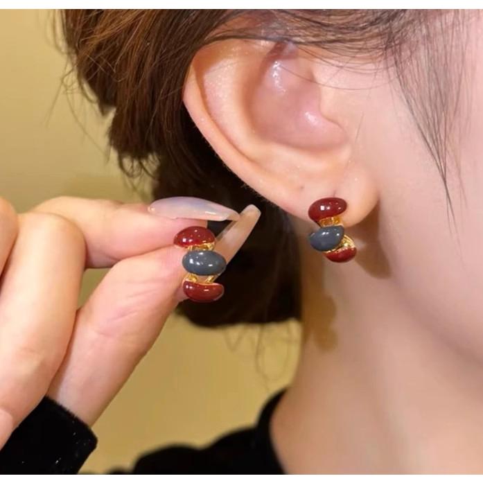 送料無料 レーディス エレガント 湾曲 デザイン ピアス　e0210 |  | 03