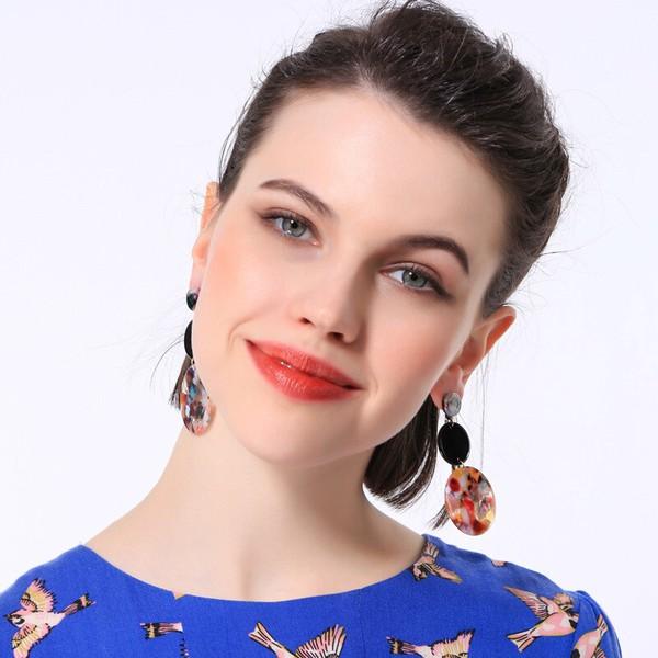 送料無料 レーディス エレガント ゆらゆら トリプル円形デザインピアス　e0220a |  | 03