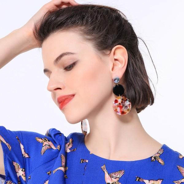 送料無料 レーディス エレガント ゆらゆら トリプル円形デザインピアス　e0220a |  | 04