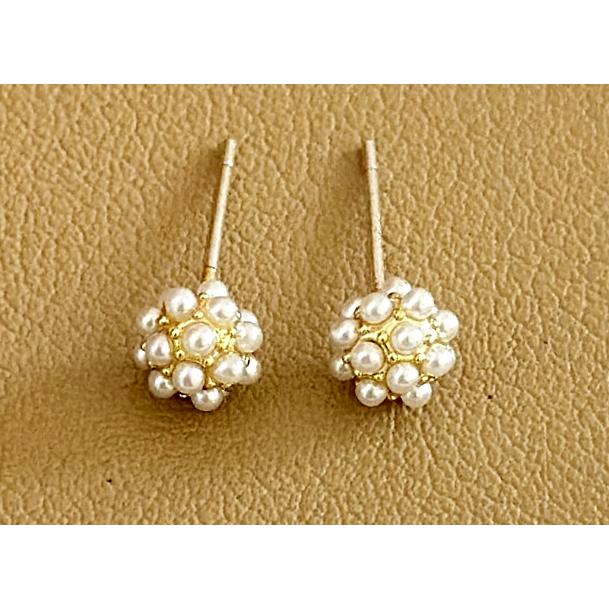 送料無料 レーディス エレガント パールフラワー イヤリング     e0903b |  | 01