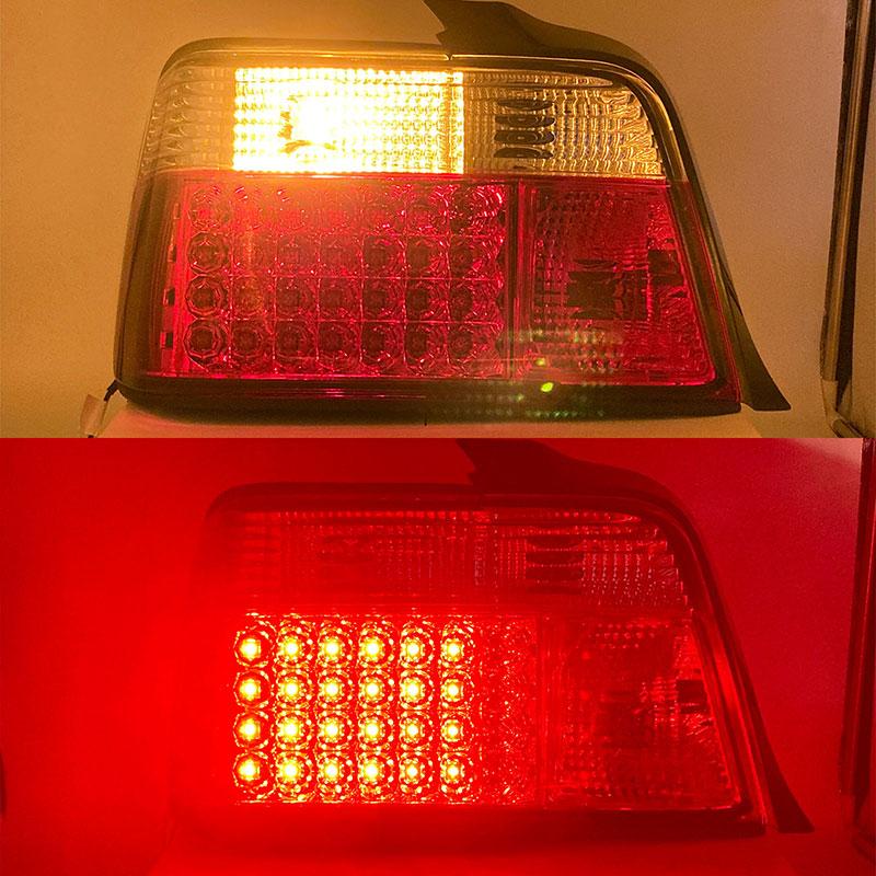 BSC Gravity BMW E36 4D 1992-1998用 SONAR製 LEDテールランプ クリア