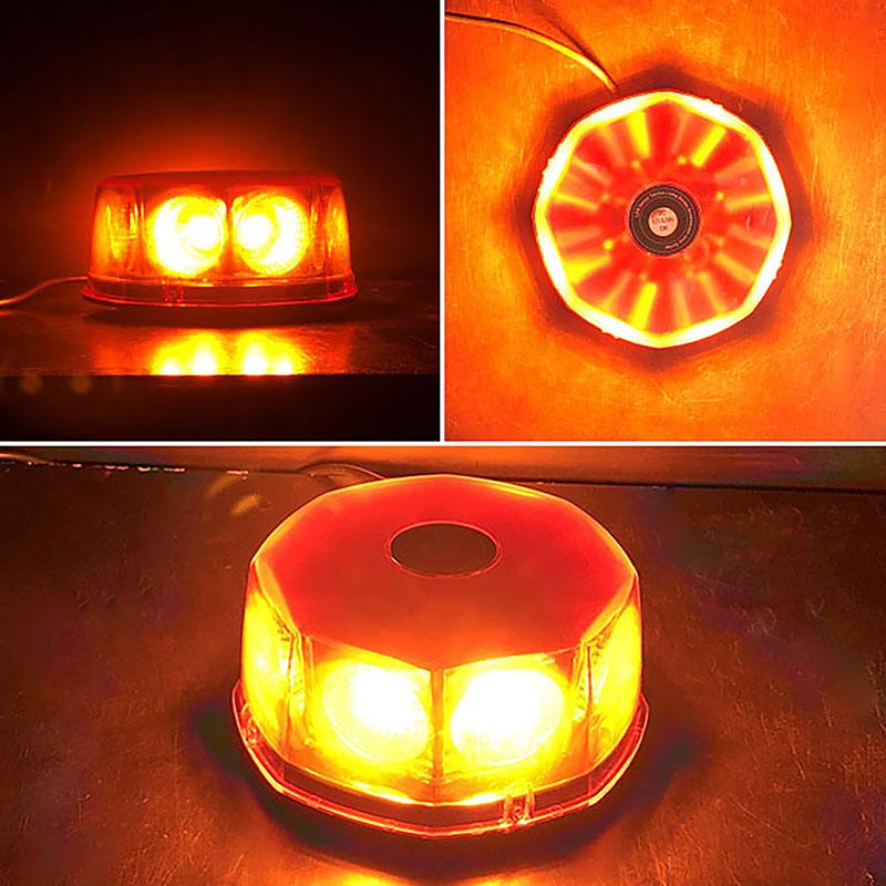 オレンジ回転灯 DC 24V 5個セット オレンジ回転灯 DC 24V 5個セット LEDフラッシュ灯 オレンジ 回転灯