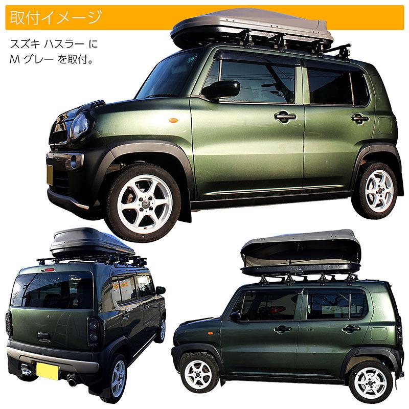 BSC Gravity ルーフボックス 500L 約173×38×80cm Mサイズ ブラック