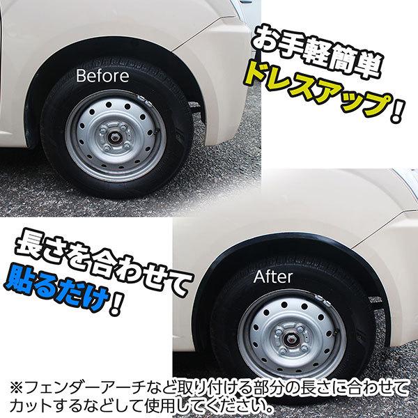 BSC Gravity 汎用フェンダー アーチモール3 x 150cm 2本セット