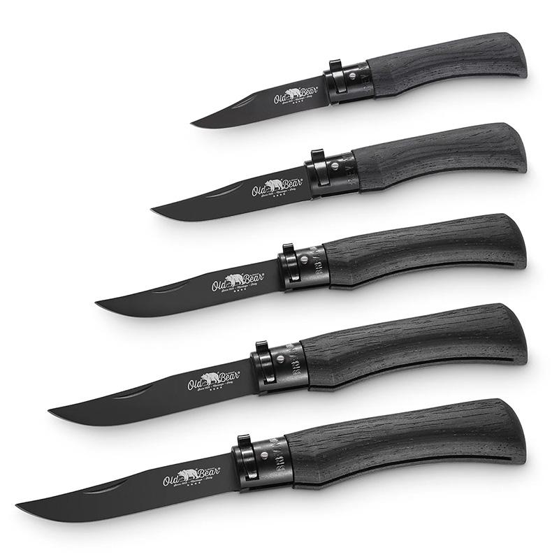 【Old Bear】ステンレスナイフ【TOTALBLACK BLACK×BLACK XS〜XL】 ブラック×ブラック Antonini アントニーニ オールドベア oldbear フォールディング 折り畳み | ブランド登録なし