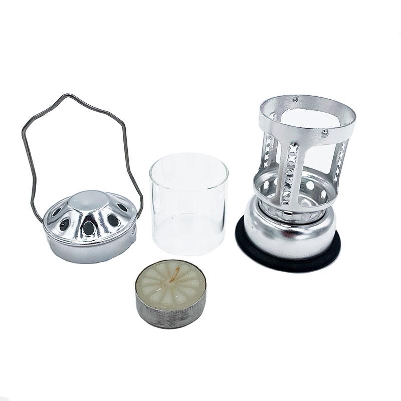 キャンドルランタン【シルバー】キャンドル1個付 ティーライトホルダー