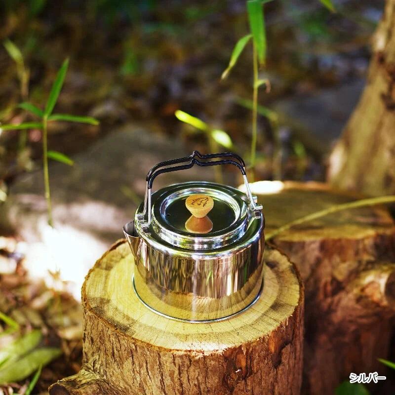 MAVERICK ORIGINAL KETTLE【キャンピング2WAYやかん】 1L ブラック オリーブ シルバー ケトル やかん キャンプ