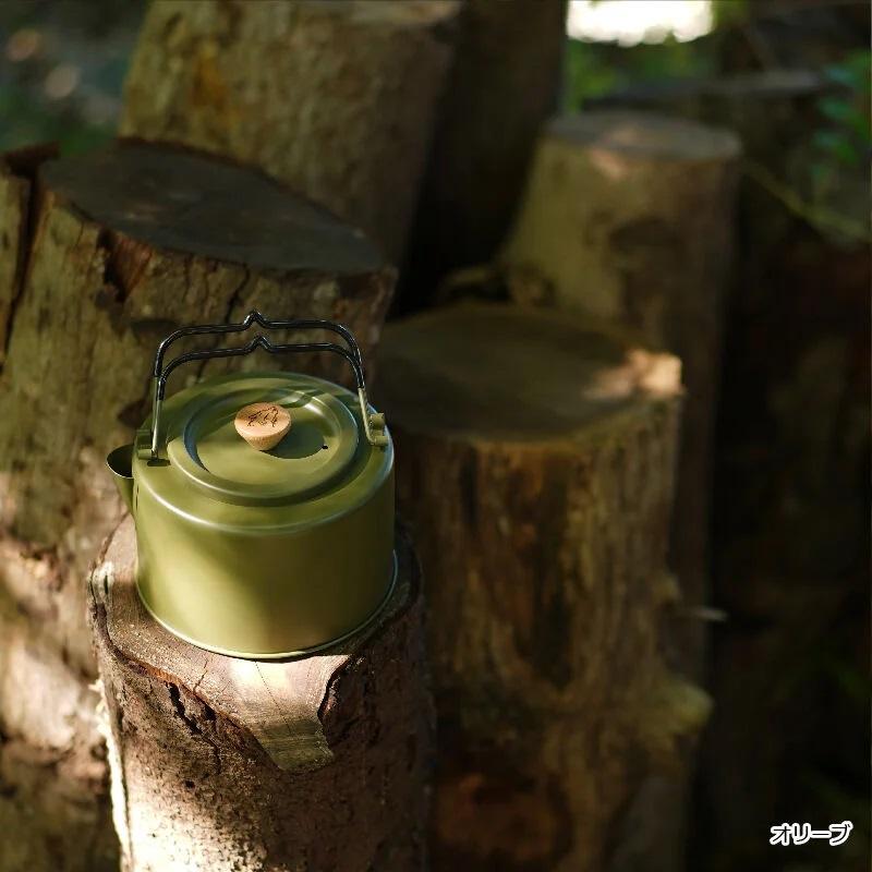 MAVERICK ORIGINAL KETTLE【キャンピング2WAYやかん】 1L ブラック オリーブ シルバー ケトル やかん キャンプ