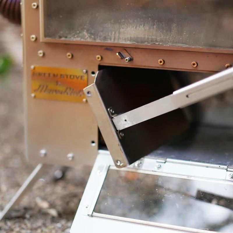 ペレット薪ストーブ／収納袋付 GreenStove×MaveRick【MPS-01 DEER Ver