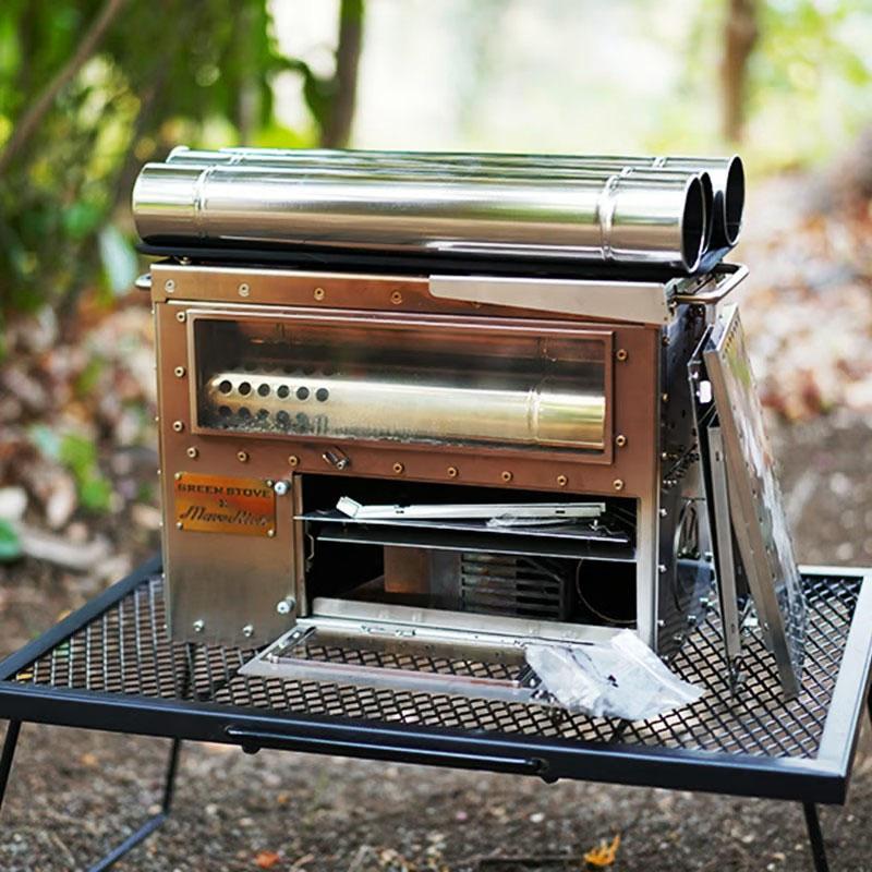 ペレット薪ストーブ／収納袋付【MPS-02】 GreenStove MaveRick