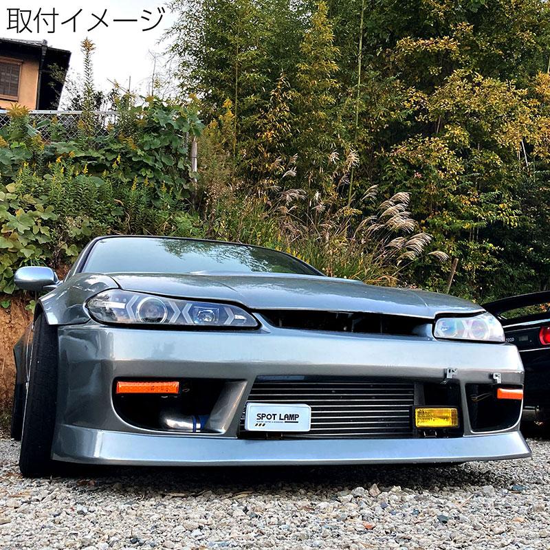 KOITO角形ハロゲンフォグランプ　イエローレンズ　白カバー付き！　左右セット KOITOハロゲンフォグランプ角型 2個セット | トラックショップ