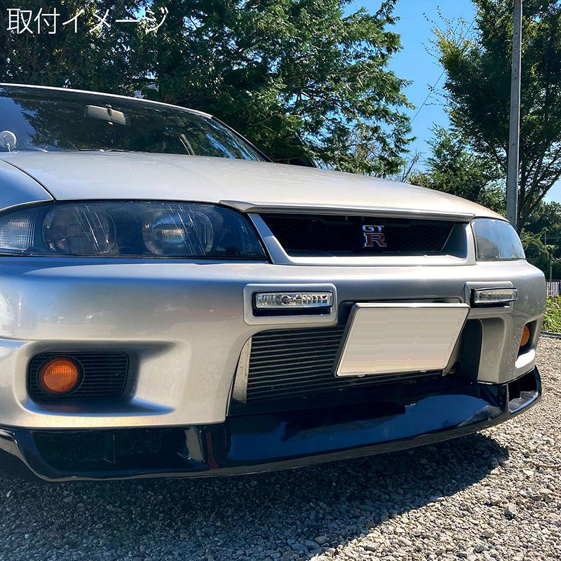BSC Gravity 汎用 角型 フォグランプ クリア ガラスレンズ DLAA LA