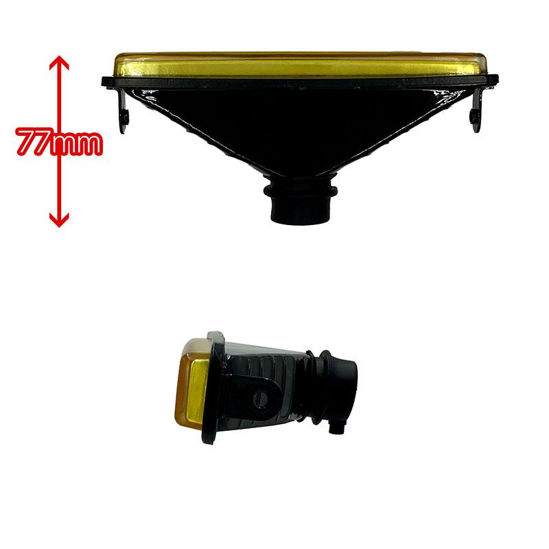 BSC Gravity 汎用 角型フォグランプ イエロー ガラスレンズ DLAA BSC Gravity 汎用 角型フォグランプ イエロー ガラスレンズ DLAA