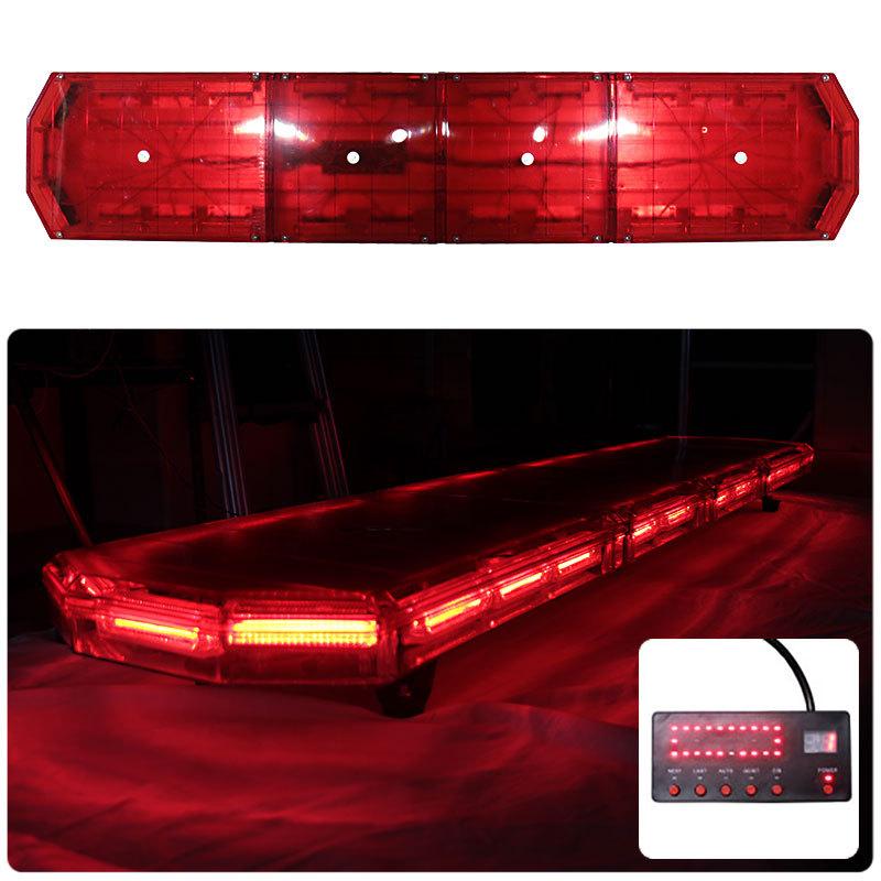 全ての 緊急車両用 赤色灯 12V 24V 全長150cm LED回転灯 レッド 最大55%OFFクーポン WB-833-150 大型ラウンドタイプ デジタルスクリーンコントローラー 点灯パターン21種