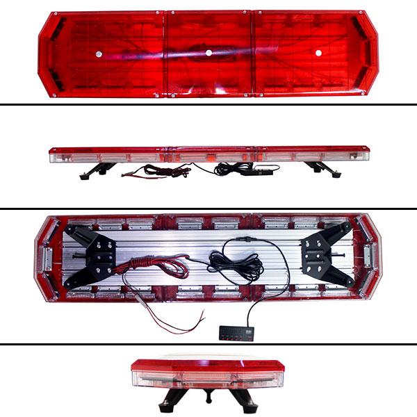 緊急車両用 赤色灯 12V 24V【120cm】LED回転灯 大型ラウンドタイプ【レッド】デジタルスクリーンコントローラー 点灯パターン21種 WB-833-120｜emonoplus-2｜04