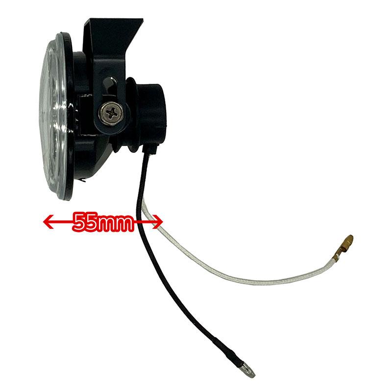 汎用 フォグランプ 左右セット 丸型 クリア ガラスレンズ　DLAA LA724 77×55mm | BSC Gravity | 02