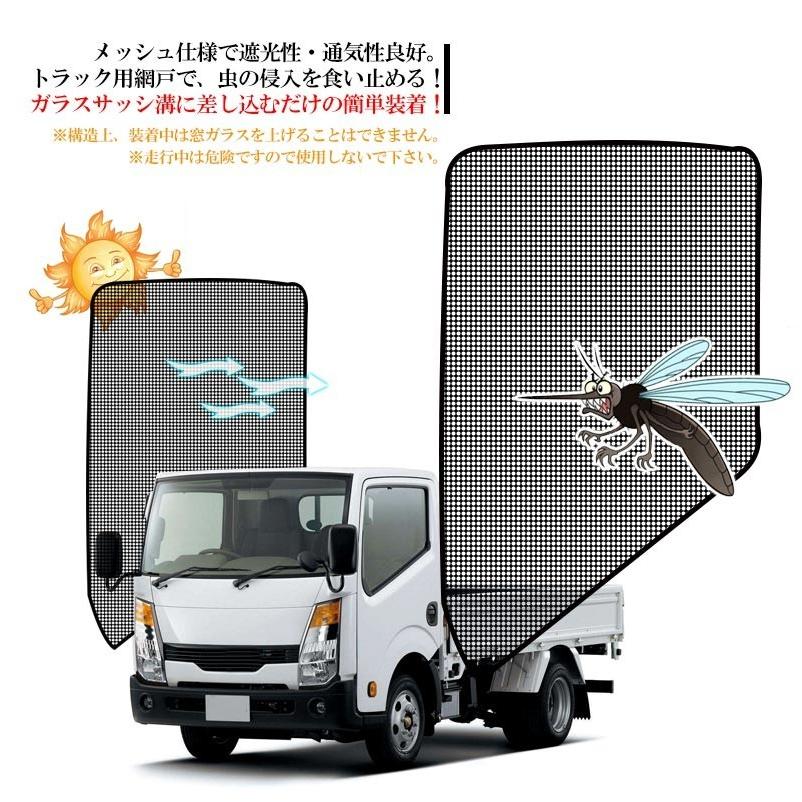 いすゞ ギガ 3フォワード メッシュカーテン ネット トラック用 虫除け 遮光用 車中泊 日よけ 眩しさ対策 R L左右セット Hana00 Bangdou 通販 Yahoo ショッピング