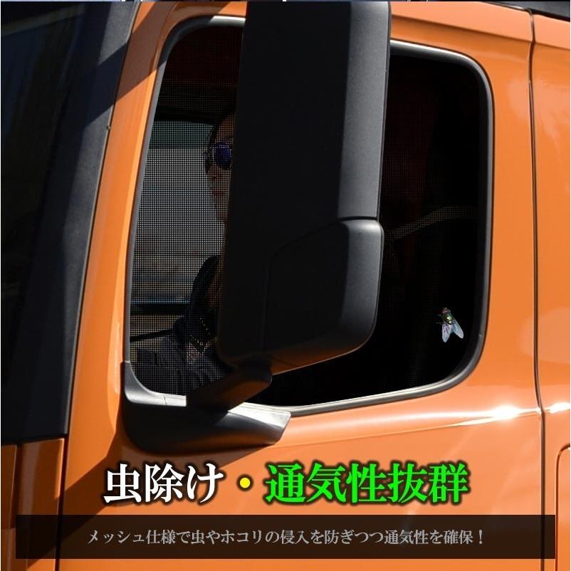 ふそう 4t ベストワン 標準 ワイド車 Newファイター メッシュカーテン ネット トラック用 虫除け 遮光用 車中泊 日よけ 眩しさ対策 R L左右セット Hana0090 Bangdou 通販 Yahoo ショッピング