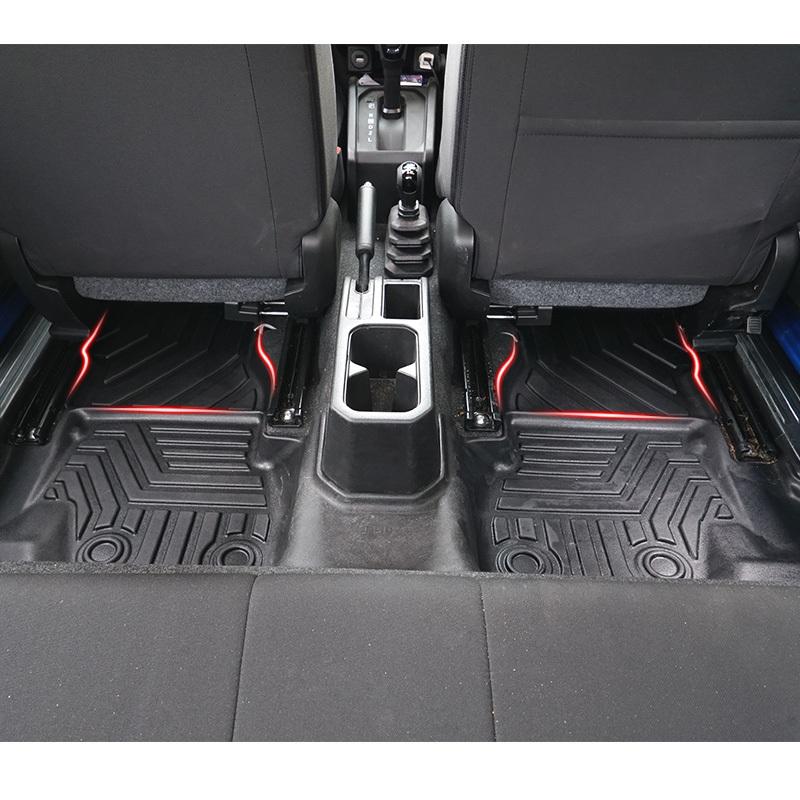 スズキ ジムニー Jb64 シートアンダートレイ 3dフロアマット Mt車専用 水洗い可 耐汚れ 耐摩擦 ラバーマット ゴムマット 保護パーツ 2枚セット Hana0306 Bangdou 通販 Yahoo ショッピング