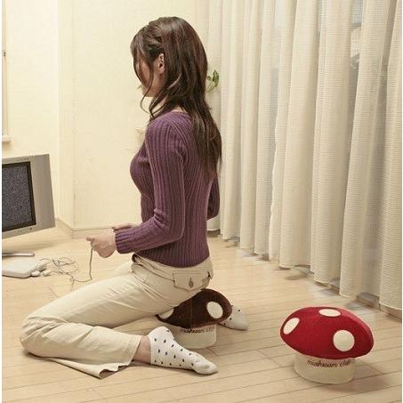 きの小 いす 4個組 色選択可能 椅子 正座 きのこ スツール マリオ ドコモ 楽ちん イス 姿勢 矯正 背筋 クッション インテリア しびれ 送料無料 カラーが選べます|emonostore|06