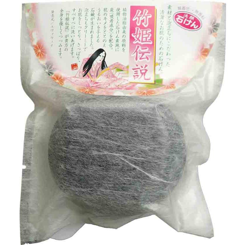 5個組 クレンジングの要らない石鹸 竹姫伝説 石けん 竹 炭 クリーミー 泡立 毛穴  薬用炭 自然派 汚れ 古い 角質 吸着 赤ちゃん お年寄り 日本製 |  | 05