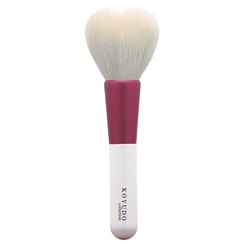 熊野筆 ギフト仕様 広島県 熊野筆 晃祐堂 ハートのチークブラシ＆携帯リップブラシ セット お誕生日 母の日 記念日 就職 クリスマス ホワイトデー |  | 02