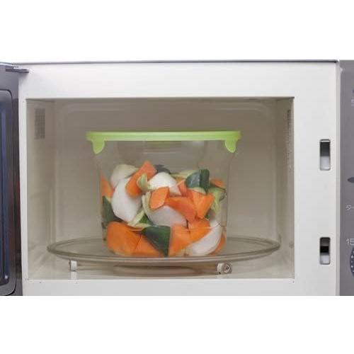 高木金属 耐熱ガラス製 一夜漬けポット 15cm 1.8L IPG-15 保存容器 漬物容器 梅漬け 電子レンジOK 専用の重石付き |  | 03