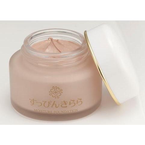 ナチュメイト すっぴんきらら保湿ファンデーション60g 瓶タイプ 増量