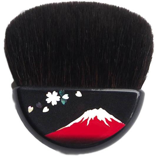 竹宝堂パウダーブラシP-8 プレミアム灰リス