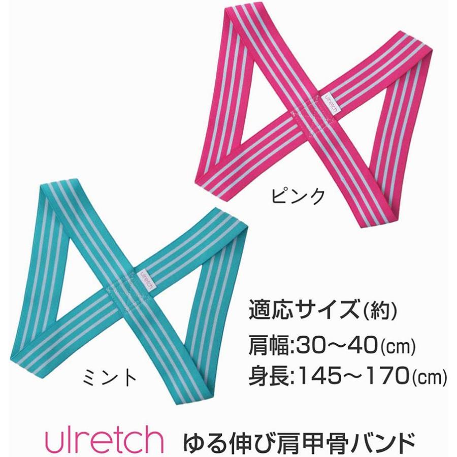 姿勢ベルト 姿勢ピン！ ゆるレッチ ゆる伸び 肩甲骨バンド 猫背 姿勢トレーニング ゆる伸び 肩甲骨キュッ ストレッチ テレワーク 猫背対策 ※ポスト投函配達 | アルファックス | 08