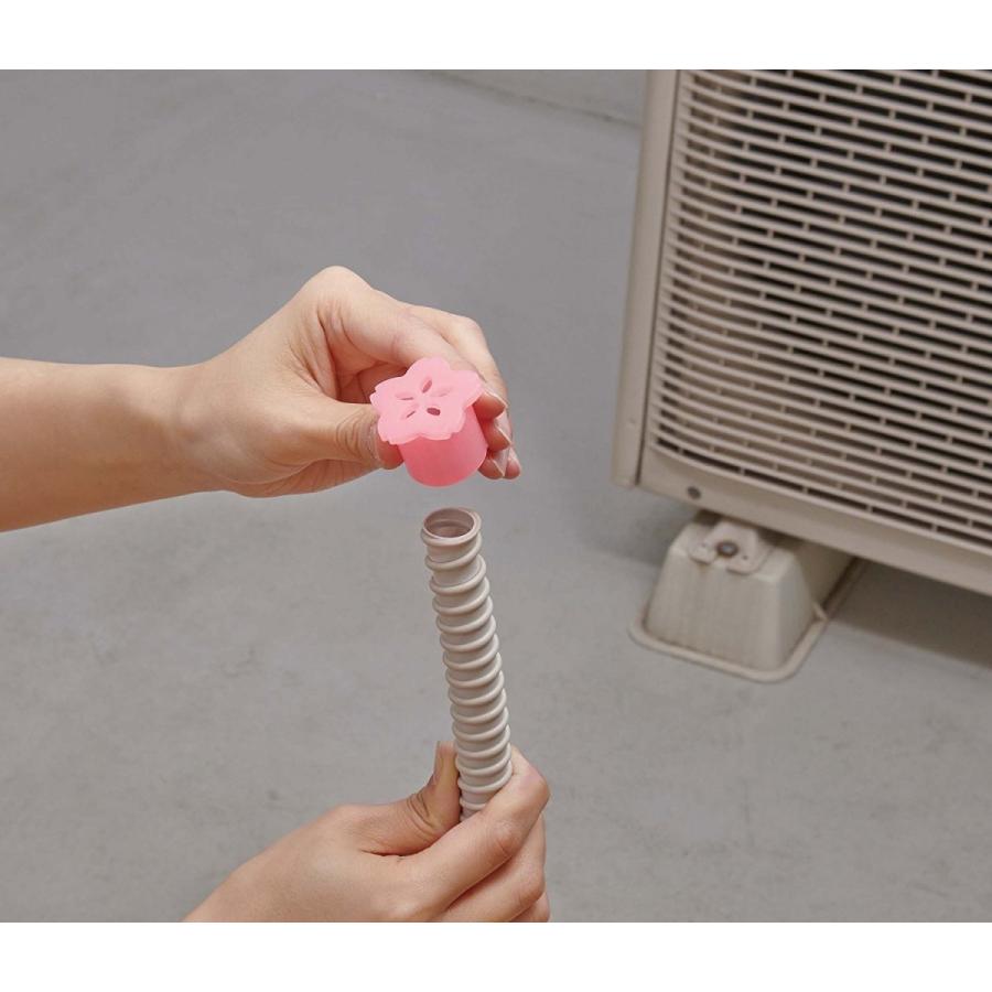 防虫 ドレンホース キャップ 6個組 エアコン 詰まり 防虫 ゴキブリ ゴミ 室外機 ホース 虫 エアコンホースキャップ ホコリ ※メール便(ポスト投函)配送|emonostore|03