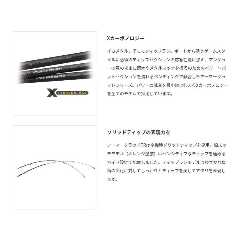 パームス(Palms) アーマークラッドTR 鉛スッテモデル ATGC-66 LIGHT SPRINT 