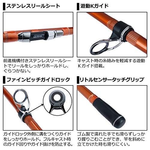 ダイワ(DAIWA) 振出投げ竿 キャスティズムT・V 23-365・V 釣り竿 釣り竿 cm
