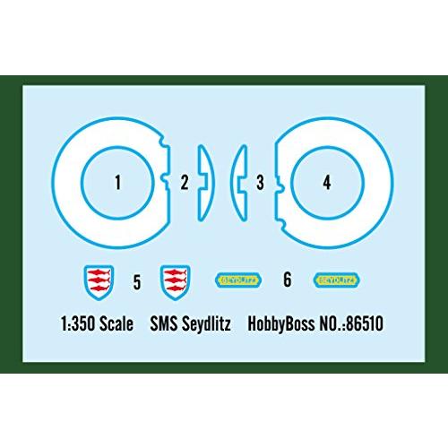 ホビーボス 1/350 艦船シリーズ ドイツ海軍 巡洋戦艦ザイドリッツ プラモデル 86510 