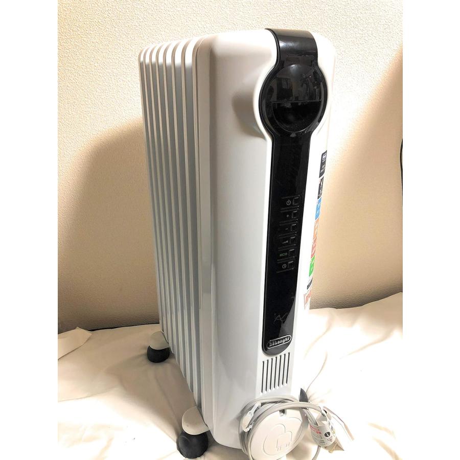 デロンギ（DeLonghi） オイルヒーター ホワイト L字型フラット