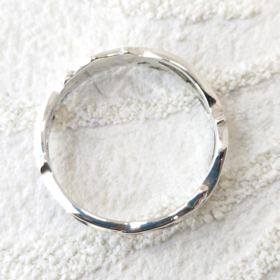 透かしデザインリング オシャレ シンプル sv925 シルバー925 シルバーリング |  | 02