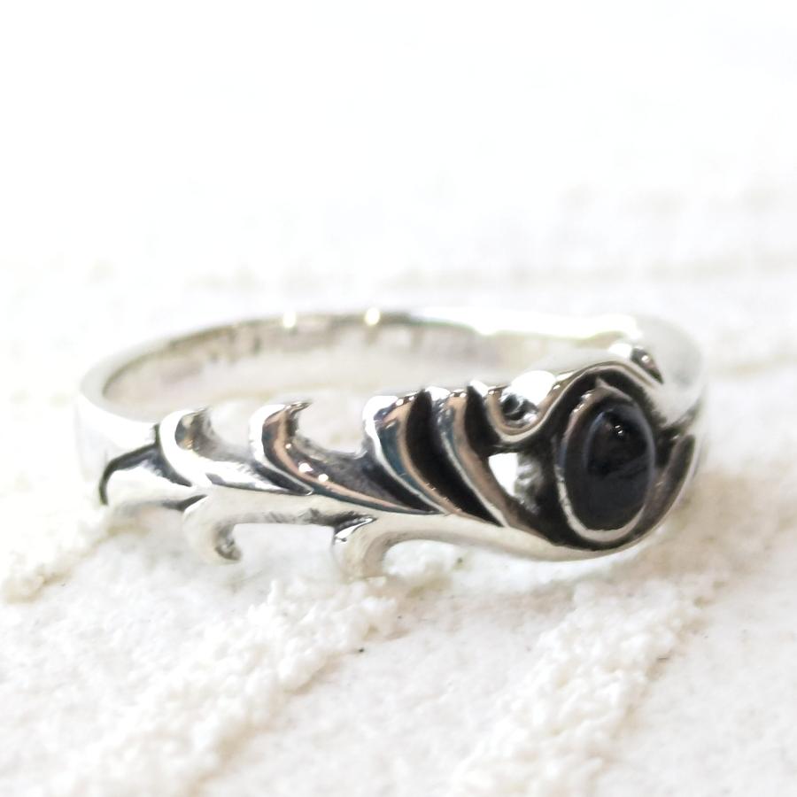 オニキス アラベスクデザインリング リング/指輪 sv925 シルバー925 |  | 01