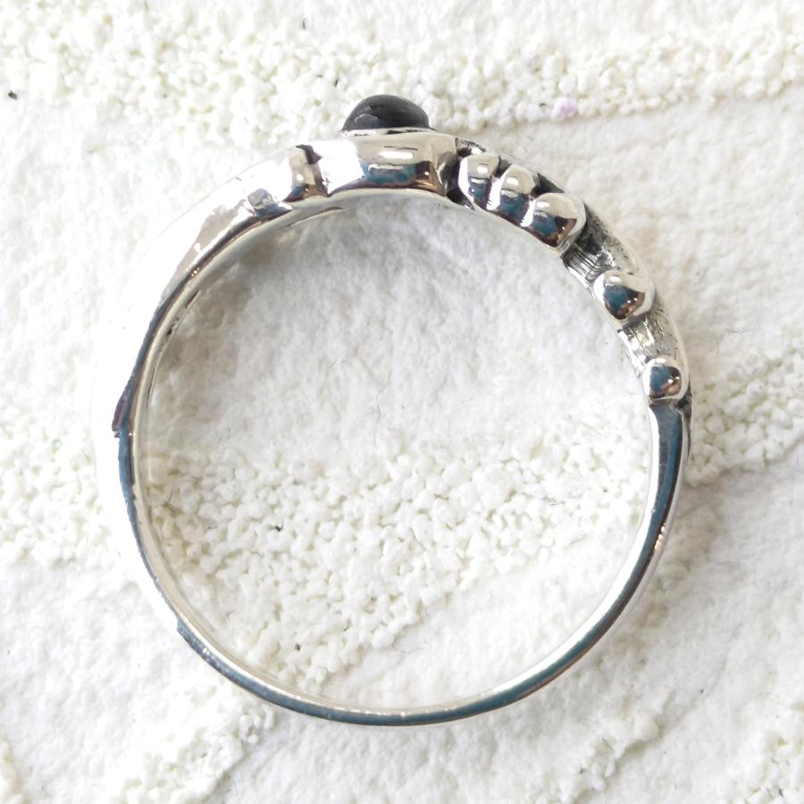 オニキス アラベスクデザインリング リング/指輪 sv925 シルバー925 |  | 03