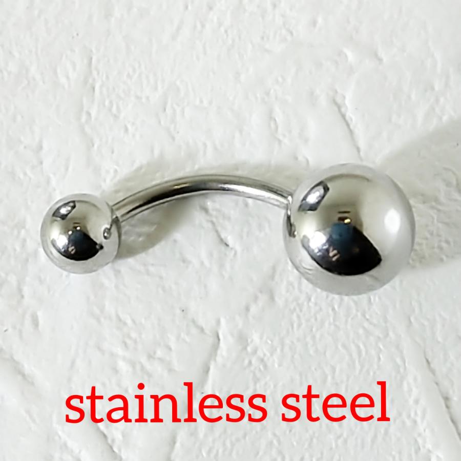 バナナバーベル／15ゲージ ボディピアス サージカルステンレス シンプル 激安価格 |  | 01
