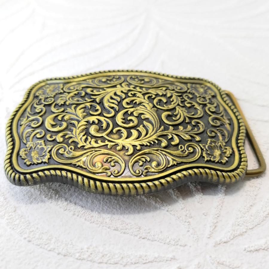 ゴールド アラベスクデザイン ベルト用デザインバックル プレゼントにもオススメ！ |  | 01