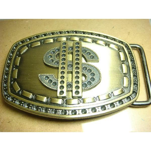 激安！数量限定★ベルト用デザインバックル★ゴールドダラー★プレゼントにもオススメ！ | 